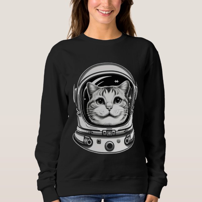 Camiseta Cat Astronaut With Helmet (Frente)