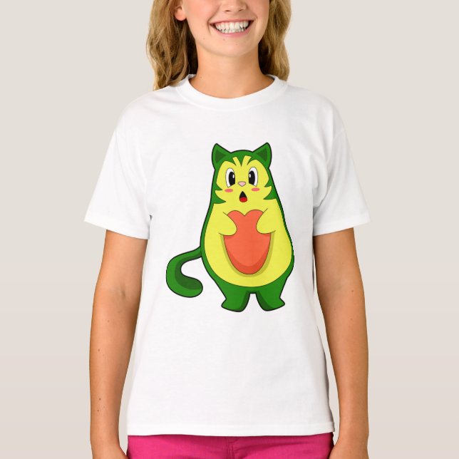 Camiseta Cat Avocado (Frente)