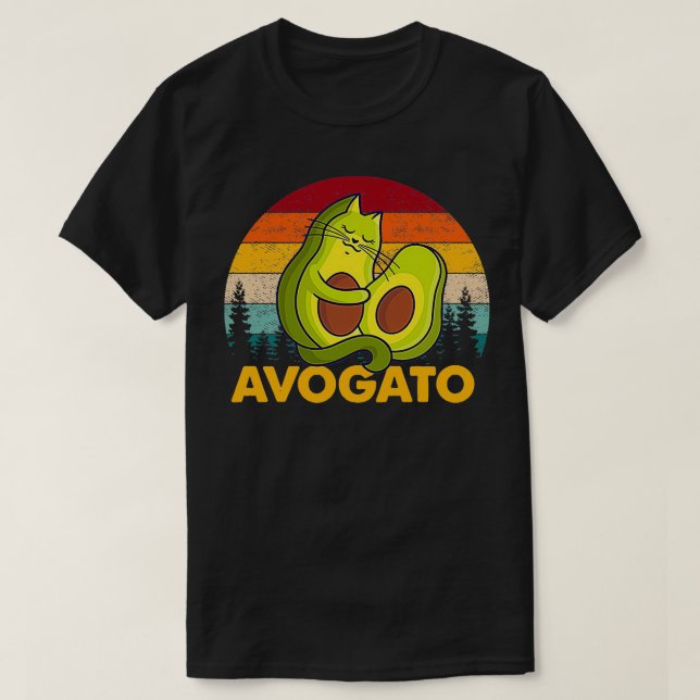 Camiseta Cat Avogato Avocado (Frente do Design)