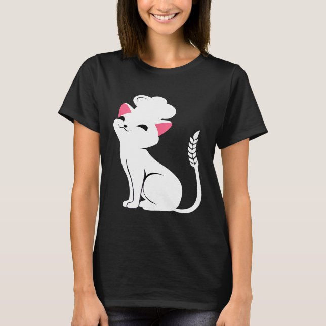 Camiseta Cat Bakery Chef de cozinha (Frente)