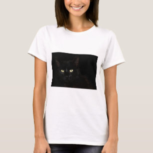 Camiseta Cat Black Cat Animal Doméstico