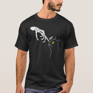 Camiseta Cat Black Skeleton Boop Halloween 2022