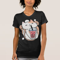 Cat Boba Tea Bubble Tea Anime Kawaii Neko Milktea