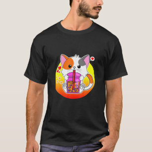 Camiseta Cat Boba Tea Bubble Tea Anime Kawaii Neko Presente