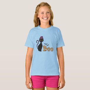 Camiseta Cat Boo Halloween