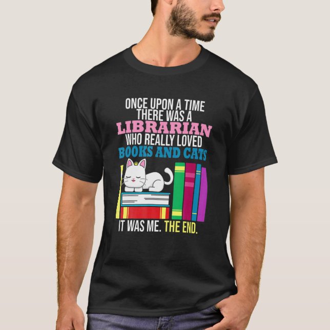 Camiseta Cat  Book Feline Owner Reader Bookworm (Frente)