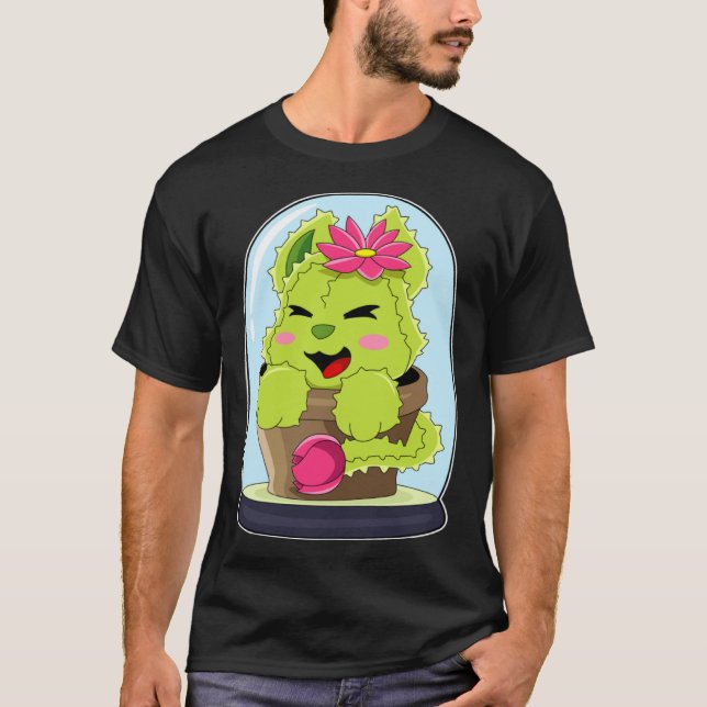 Camiseta Cat Cactus (Frente)