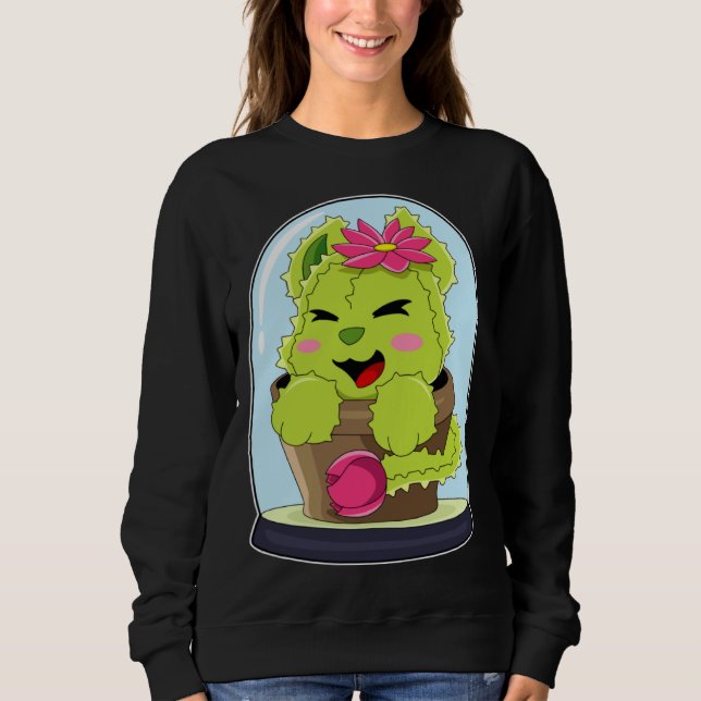 Camiseta Cat Cactus (Frente)