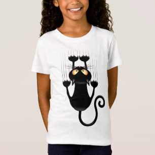 Camiseta Cat Caindo no personagem de desenho animado da div