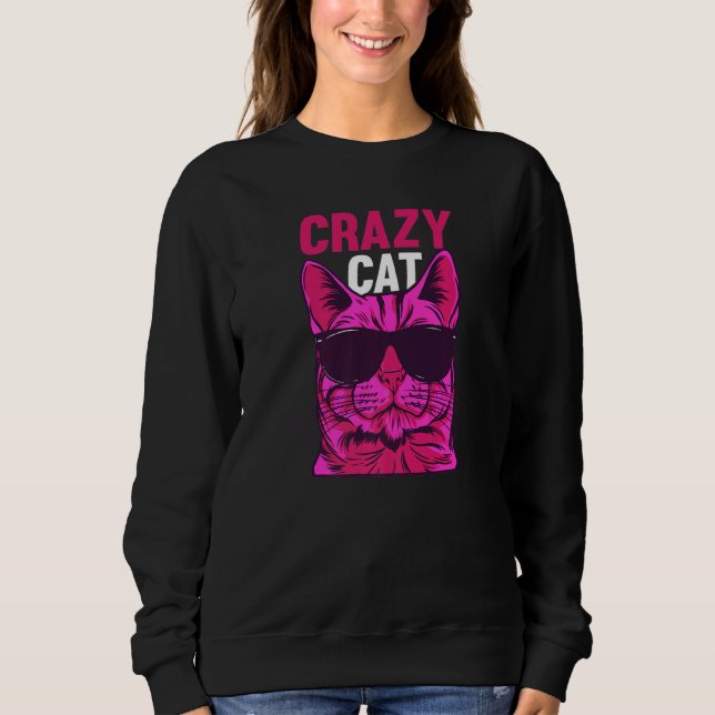 Camiseta Cat Cat Owner Cat Meme I Crazy Cat (Frente)