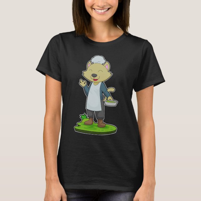 Camiseta Cat Chef Pan (Frente)