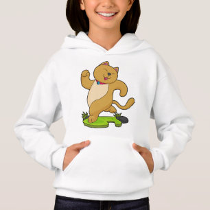 Camiseta Cat com Choker em execução