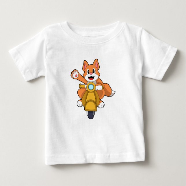 Camiseta Cat como Biker com Patinete.PNG (Frente)