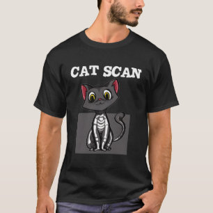 Camiseta Cat Ct Analisa Radiologista Radiologista Engraçado