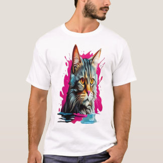 Camiseta Cat Curious
