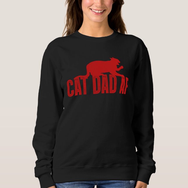 Camiseta Cat Dad Af  Cat Daddy Kitten Kitty (Frente)