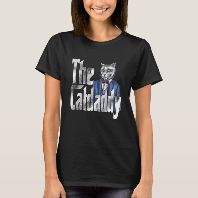 Camiseta Cat Dad The Catfather Crazy Cat Father Kitty Daddy (Frente)