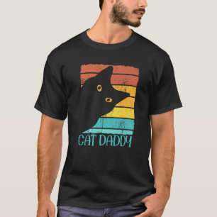 Camiseta Cat Daddy Vintage Cat 80S Retro Style, Funny Cat D