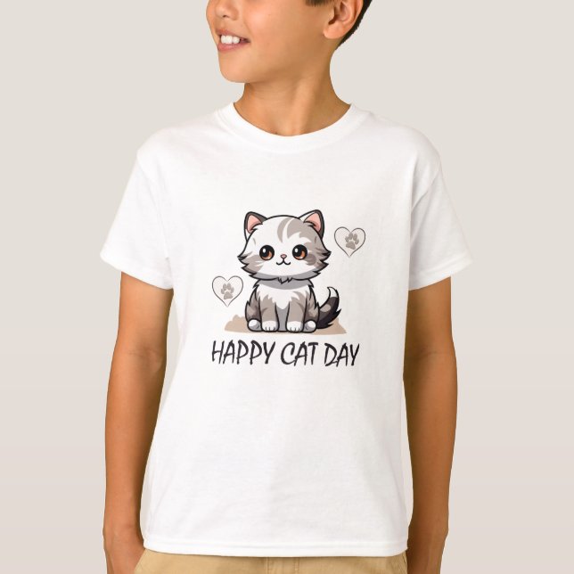 CAMISETA CAT DAY (Frente)