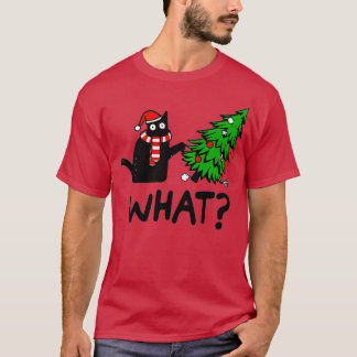 Camiseta Cat de Natal