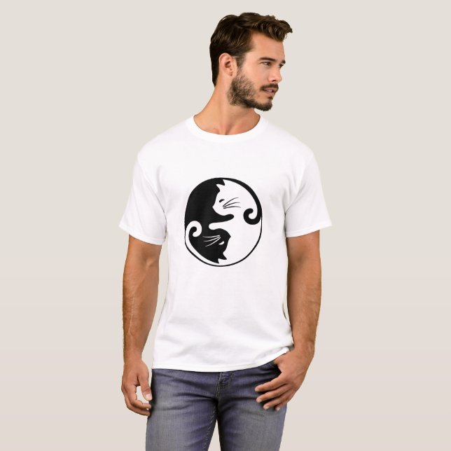CAMISETA CAT DE YIN YANG (Frente Completa)