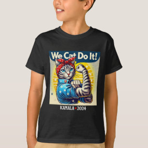 Camiseta Cat Do It Kamala Harris Suportador do Cat La