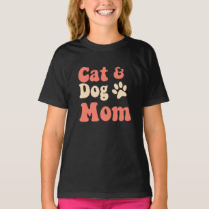 Camiseta Cat Dog Mãe