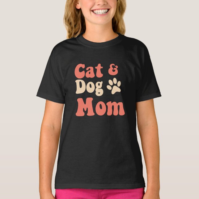 Camiseta Cat Dog Mãe (Frente)