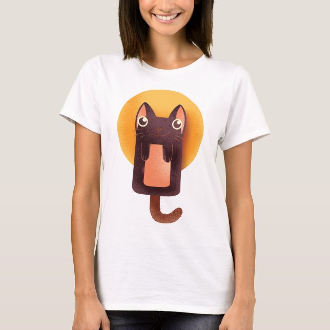 Camiseta cat drawing (Frente)