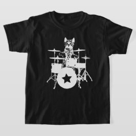 Camiseta Cat Drummer Tee