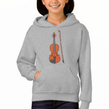 Cat e a Fiddle - Meu Violino - Garotas Hoodie