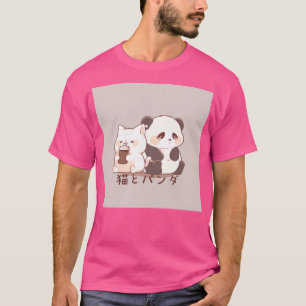 Camiseta Cat E Panda