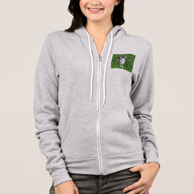 Camiseta Cat em Clover dizendo Olá (Frente)