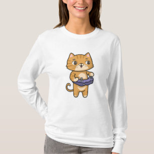 Camiseta Cat em Reprodução com Controlador