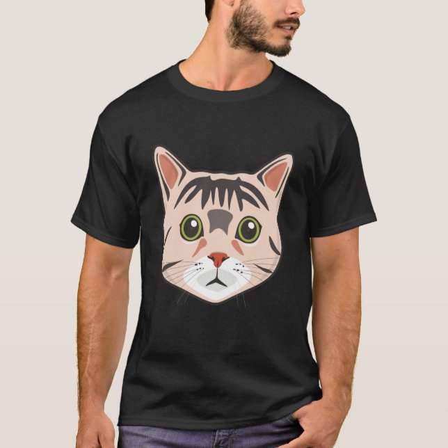 Camiseta Cat Face Meowdy Cute Kitten Cat Meme  1 (Frente)