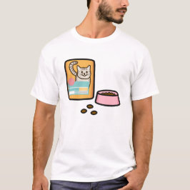 Camiseta Cat Food in Japanese Kanji