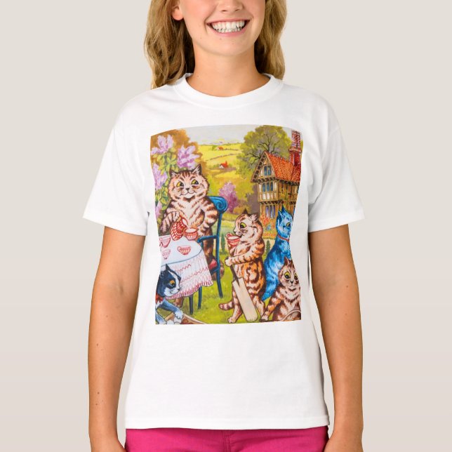 Camiseta Cat Garden Party (Frente)