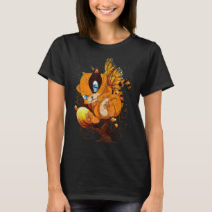 Camiseta Cat. Gato de Companhia de Pet de Insetos de Borbol