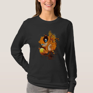 Camiseta Cat. Gato de Companhia de Pet de Insetos de Borbol