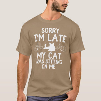 Camiseta Cat Gift Vintage Unpuntual Cat Lover
