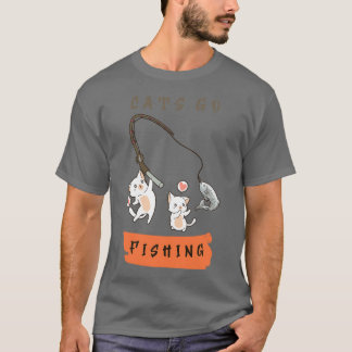 Camiseta Cat Goes pescando 1