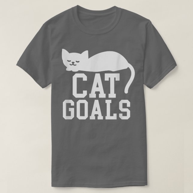 Camiseta Cat Gosta De Dormir Engraçado Chá De Gato  (Frente do Design)
