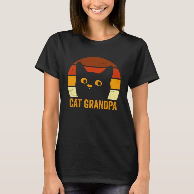 Camiseta Cat Grandpa (Frente)