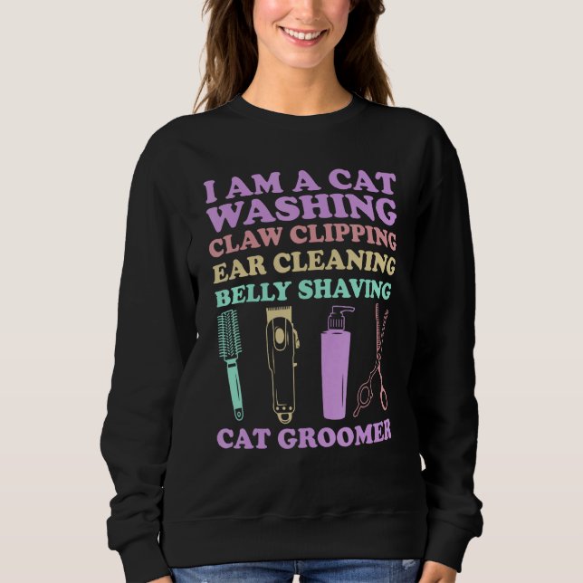 Camiseta Cat Grooming For Cat Groomer Cat Hairdresser Cats  (Frente)