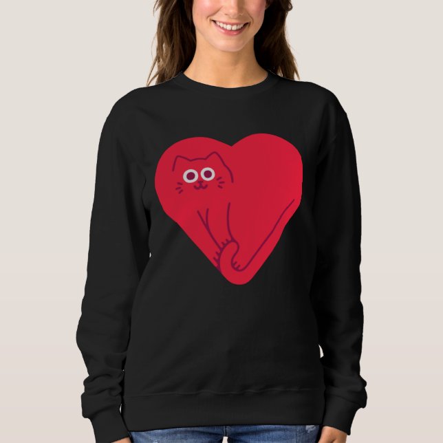 Camiseta Cat Heart (Frente)