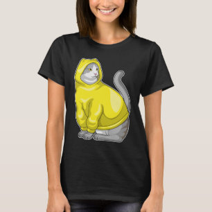 Camiseta Cat Hoodie