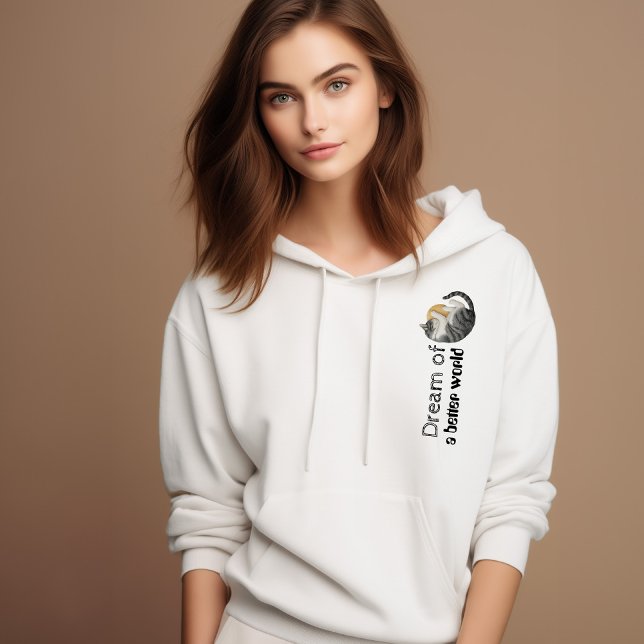 Camiseta Cat Hoodie | Presente personalizado para amantes d (Criador carregado)