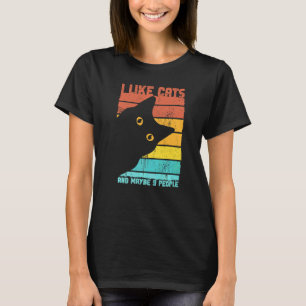 Camiseta Cat I Gosta De Gatos E Talvez 3 Pessoas Introduzid
