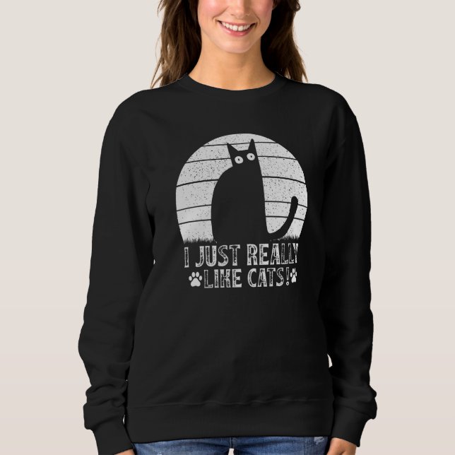 Camiseta Cat I just really like Cats I Cat (Frente)