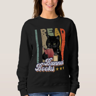 Camiseta Cat I leu livros proibidos Lendo livros culinários